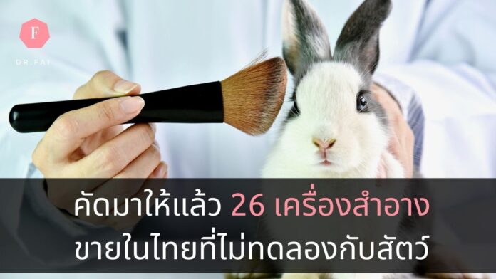 11crueltyfree เครื่องสำอาง ที่ไม่ทดลองกับสัตว์